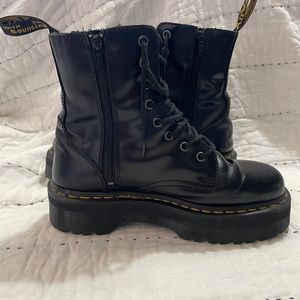 Dr. Martens Jadon black platform boot